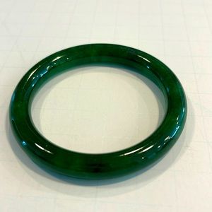 Vintage Jade Bangle 5 inch wrist